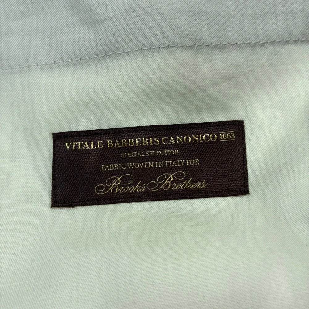 NEW Brooks Brothers Dress Vitale Barberis Canonico Pants 50x30 Gray Wool